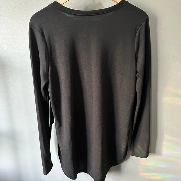 Mono B black casual long sleeve top. Medium. NWT. See description - Picture 3 of 8